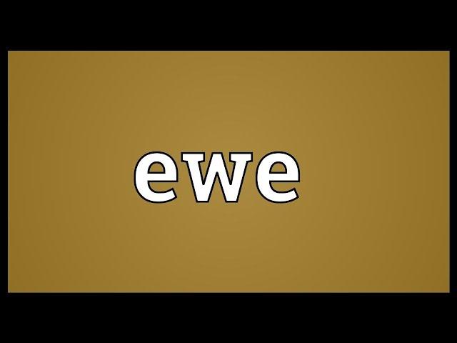 Ewe Meaning