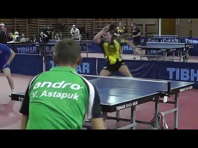 Valentin ASTAPUK vs Sergey SUNDEEV Raubichi, Belarus Open Championship Table Tennis