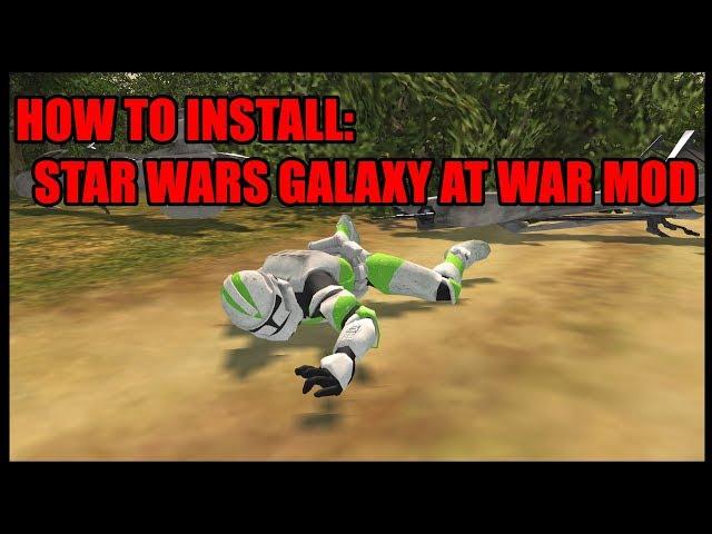 How to Install Men of War Star Wars Galaxy at War Mod! (OUTDATED)