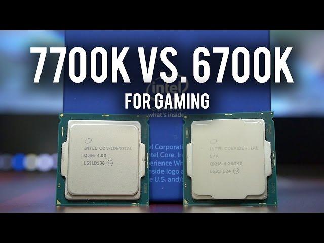 Kaby Lake 7700K VS. Skylake 6700K for GAMING! Core i7 Showdown