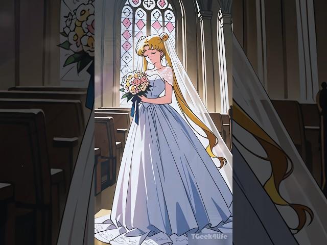 Usagi Tsukino's Wedding #sailormoon #anime #manga