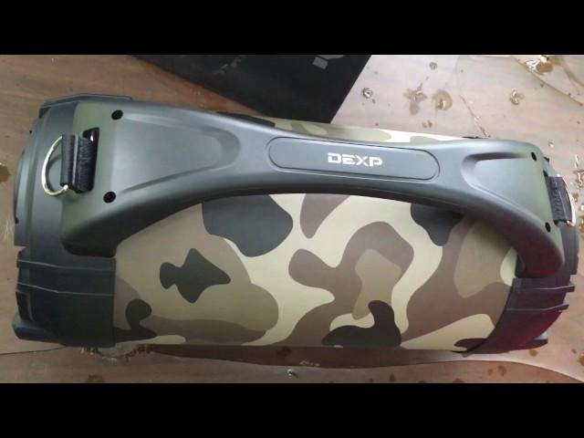 Распаковка колонки DEXP P500 bazooka