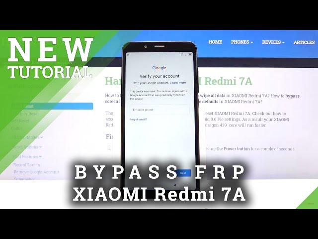 How to Bypass Google Verification in XIAOMI Redmi 7A – Skip FRP