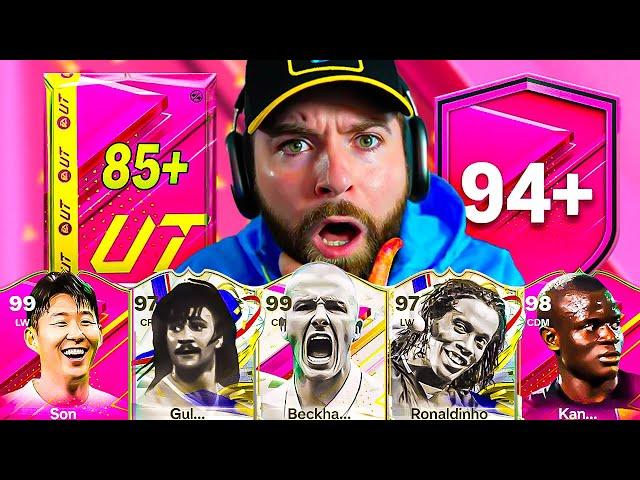 50x 94+ FUTTIES TEAM 5 PLAYER PICKS & 85+ x 10 PACKS  FC 24