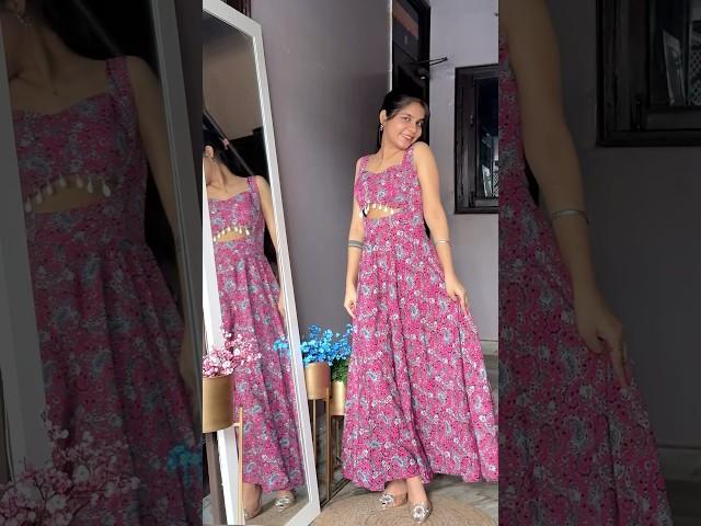 Long maxi dresses haul from myntra #shortsvideo #shorts #myntrahaul #myntradress