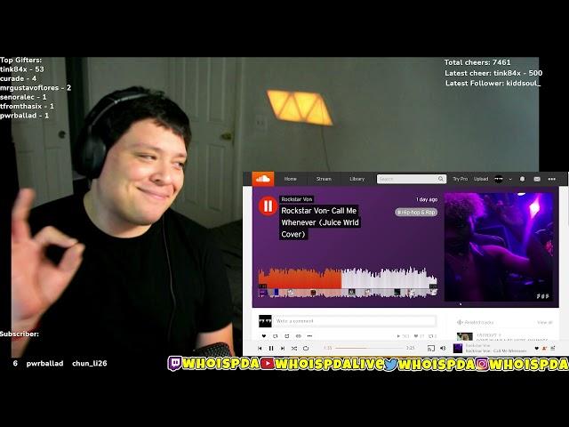 Rockstar Von - Call Me Whenever (Juice  Wrld Cover) | Reaction