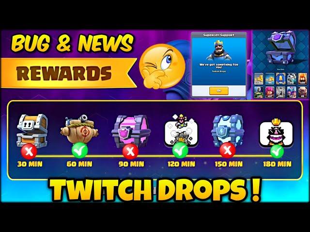 Let's Unlock Clash Royale Twitch !Drops  | Twitch !Drops Bug News - Clash Royale