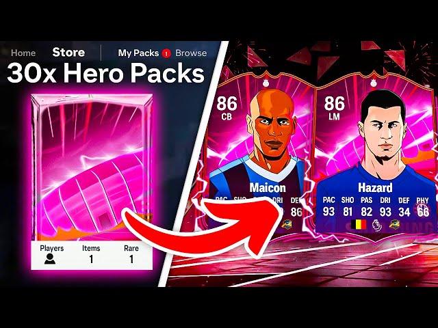 30x PRE-ORDER HERO PACKS!  FC 25 Ultimate Team