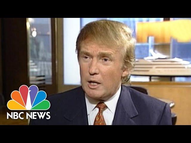 1998: Donald Trump Comments On Bill Clinton And The Lewinsky Scandal | NBC News