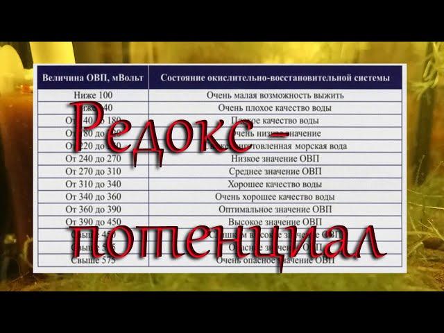 Редокс-потенциал и Аэрация, ОВП, перманганатная окисляемость воды: как измерить, померить, узнать.