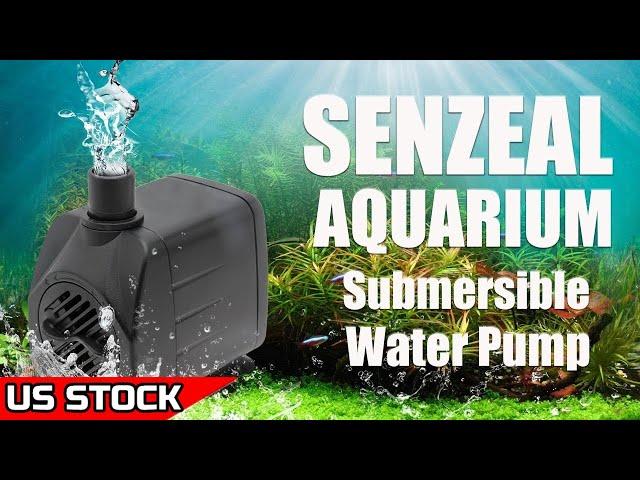 How to Easy Change Fish Tank Water? You Need a Submersible Water Pump - from senzeal.com