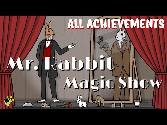 Mr. Rabbit Magic Show Walkthrough | ALL ACHIEVEMENTS 脱出ゲーム 攻略