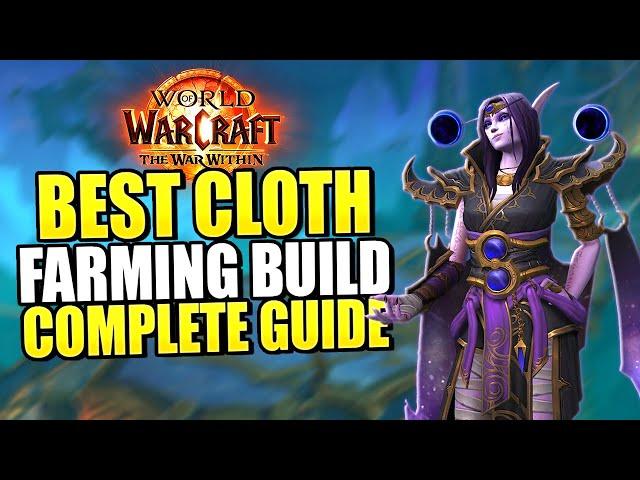 How To Make HUGE Gold With Tailoring and Enchanting - BEST Cloth Farm Build in War Within