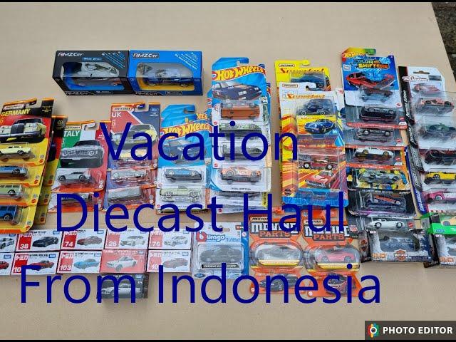Diecast Haul from Indonesian Vacation - #diecastcars #tomica #hotwheels