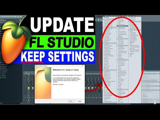 How To Update to FL Studio 21 And KEEP All Settings! (In 91 seconds)