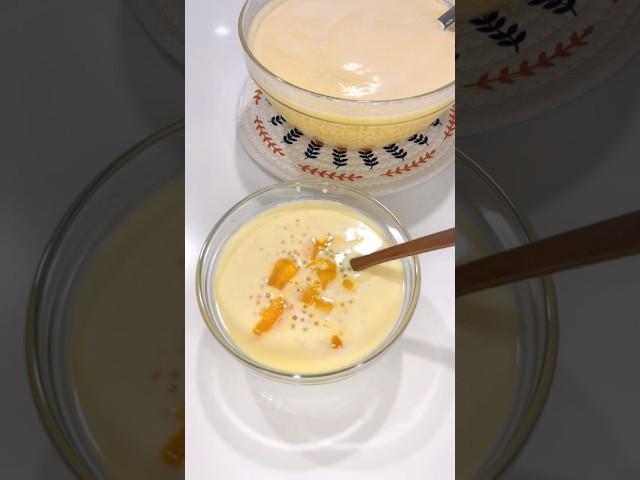 【芒果椰奶西米露】Mango Sago with Coconut Milk #dessert