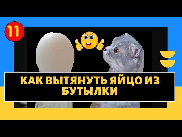 КАК вытянуть ЯЙЦО ИЗ БУТЫЛКИ/Делаем эксперимент наоборот#Let's Do It