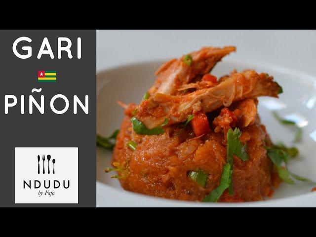 Tastiest Gari pinon Recipe (TOGO)  Ndudu by Fafa