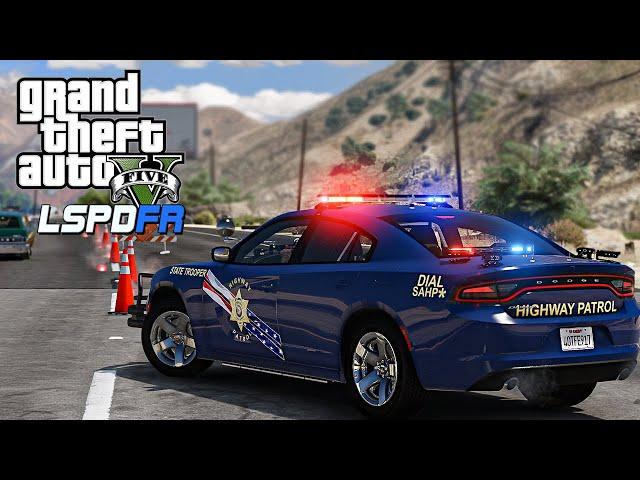 Playing GTA 5 As A POLICE OFFICER Highway Patrol|| DPS|| GTA 5 Lspdfr Mod