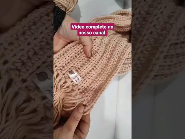 Cachecol rápido e fácil para vender muito #crochepassoapasso