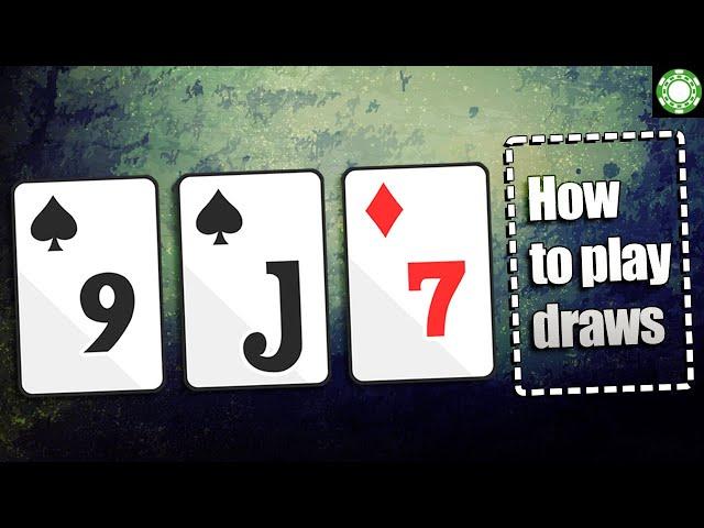 How To Play Draws in Poker - A Little Coffee with Jonathan Little