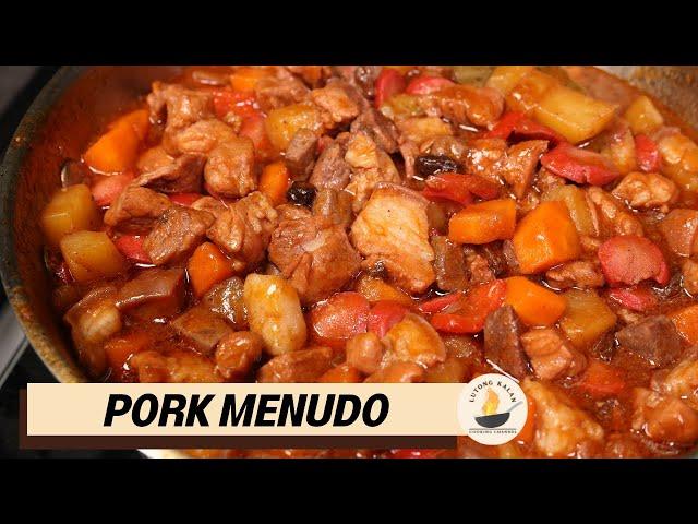 PINAKA MASARAP NA PORK MENUDO RECIPE