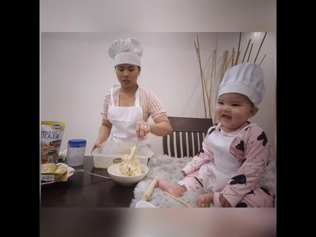 Vlog#2 Making Cookies with Baby Josette ️