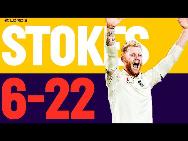 Ben Stokes' Best Test Bowling Performance! | 6-22 v West Indies 2017 | Lord's