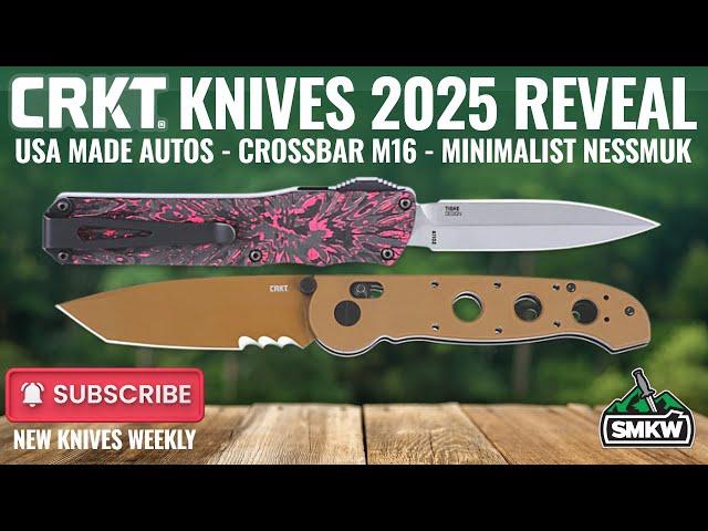 CRKT Knives 2025 Reveal | Featuring USA Autos & Crossbar M16's