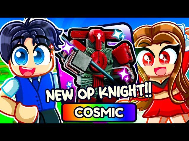 RIZZING GIRLS With The NEW KNIGHT COSMIC UNIT In SKIBIDI TOWER DEFENSE!