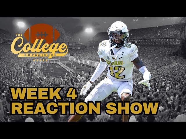 Week 4 Reaction Show | The College Football Experience