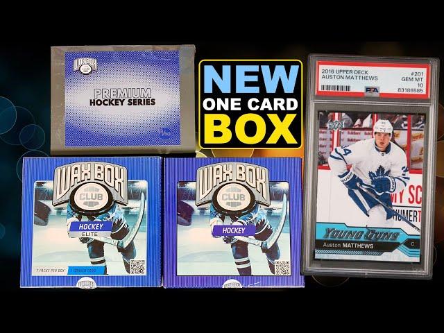 NEW PREMIUM HOCKEY SERIES BOX! - ELITE Wax Box Club Hockey Card Box + Standard - January 2024