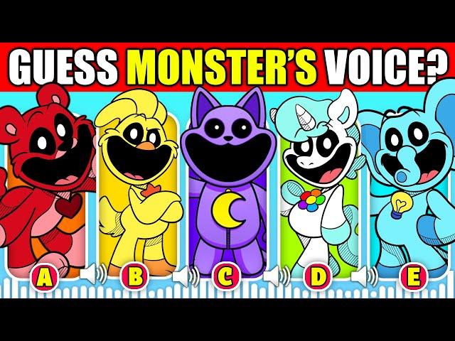 IMPOSSIBLE  Guess The Voice! | Smiling Critters , POPPY PLAYTIME CHAPTER 3, Billie Bust Up Monsters