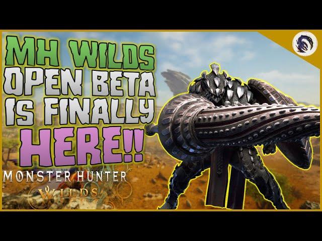 MH Wilds OPEN BETA is HERE!!! Weapon Testing and Open Lobby! [PS+]