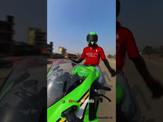 Riding is a Therapy & @insta360 is the best Partner  #kawasaki  #superbikes #insta360 #shorts