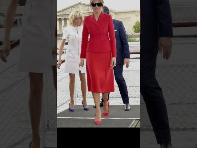 Melania Trump’s red high heels are amazing & cool #amazing #youtubeshorts #shorts