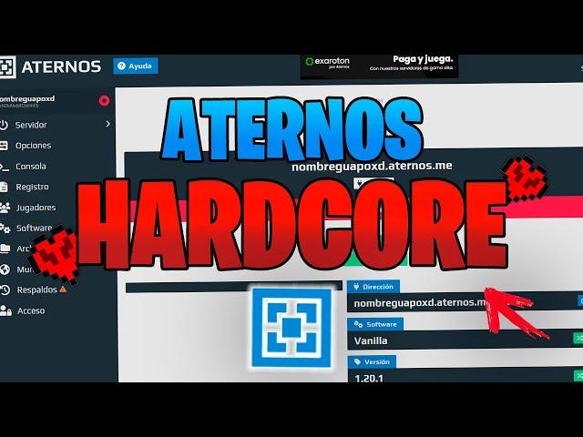 ️Cómo CREAR un SERVIDOR de ATERNOS HARDCORE con amigos | NO PREMIUM 2023