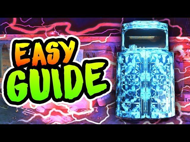 BLACK OPS 4 ZOMBIES ELEMENTAL SHIELD UPGRADE GUIDE (How to Upgrade Shield Full Easter Egg Tutorial)