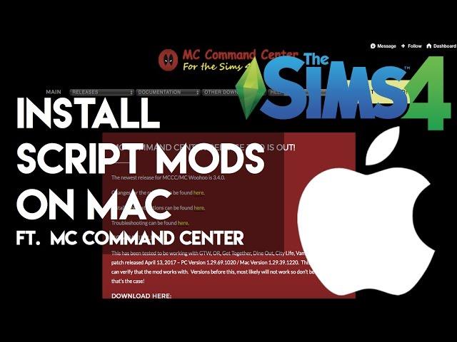 HOW TO: Install Sims 4 Script Mods(MC Command Center) on a MAC (UPDATED) | CSIMS4