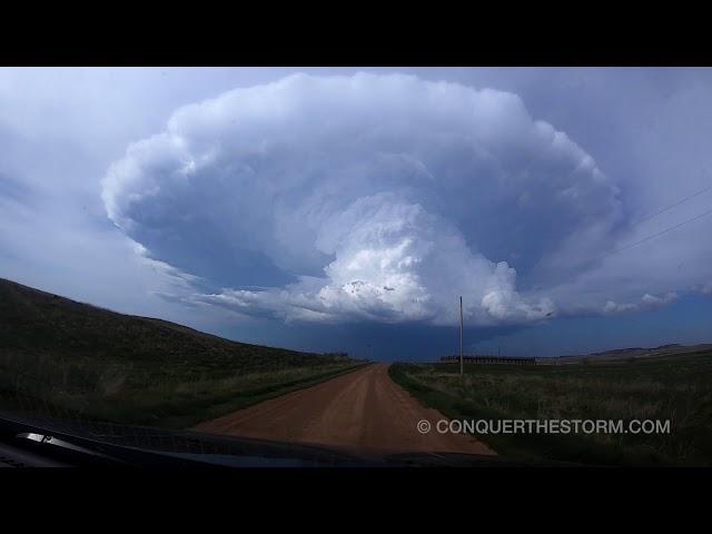 Explosive Supercell Time-Lapse, Miles City, MT 5-20-2020