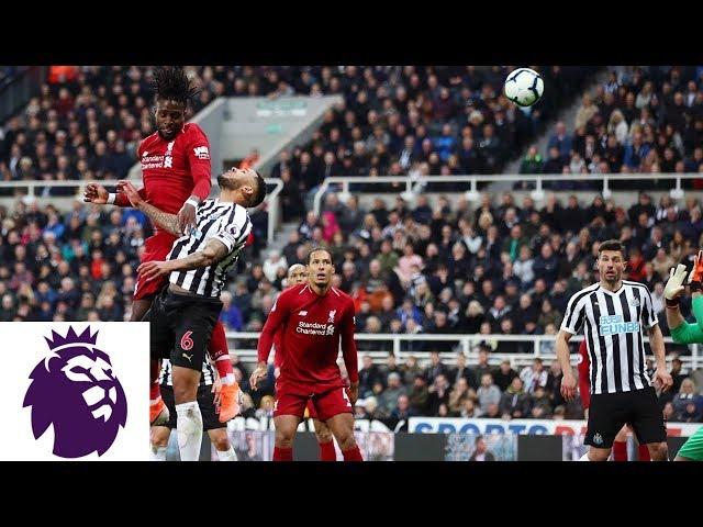 Divock Origi heads in winning goal for Liverpool against Newcastle | Premier League | NBC Sports