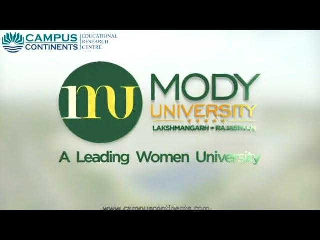 Mody University of Science and Technology, Rajasthan