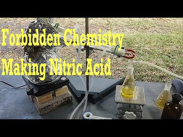 Making Concentrated Nitric Acid: Forbidden Chemistry part 3 #chemistry #chemical