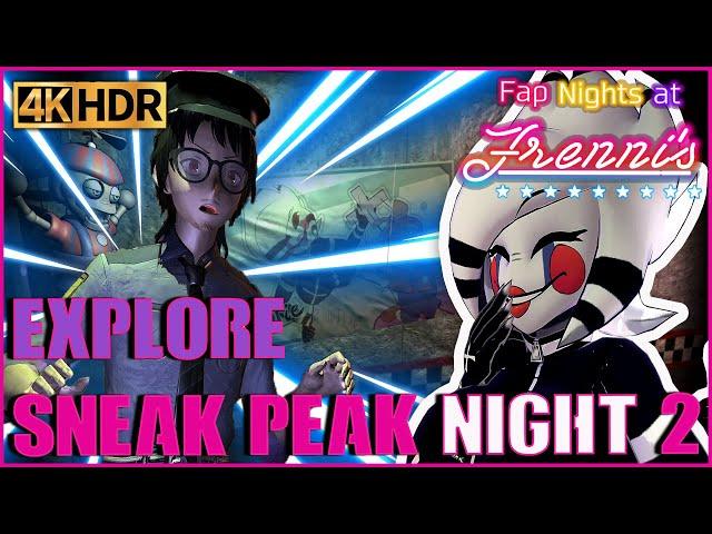 Exploring Sneak Peak Night 2 | 4k 60 FPS | Fap Nights At Frenni's Night Club Gameplay