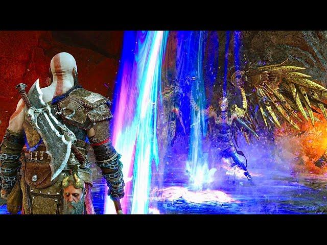 Low Level Overpowered Kratos vs Gna God of War Ragnarok No Damage (GMGOW)