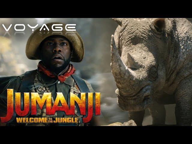 "You Pushed Me Outta The Helicopter!" | Jumanji: Welcome To The Jungle | Voyage | With Captions