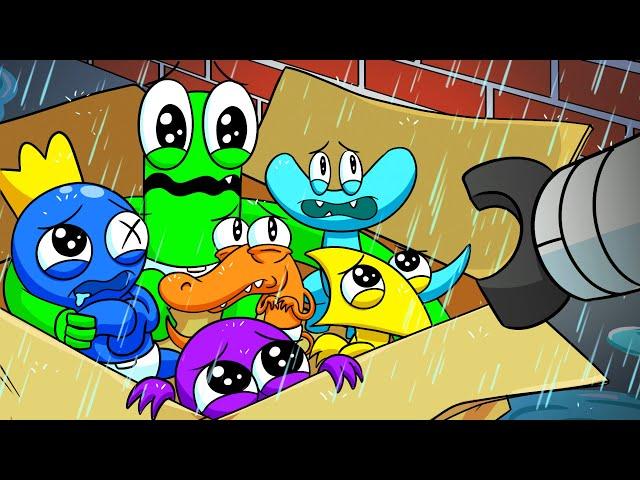 The SAD STORY of the RAINBOW FRIENDS... (Cartoon Animation)