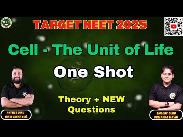 Cell - The Unit of Life | One Shot Video Series | Learn Cell Structure & Function #neet2025 #biology