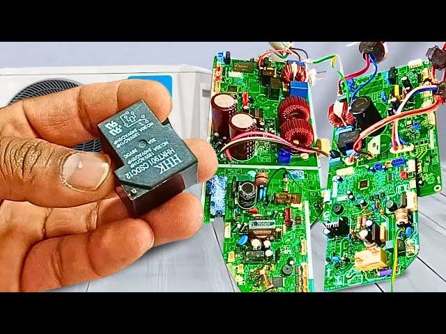 You Won't Believe How RELAYS Work In Min Split AC Circuit Boards!