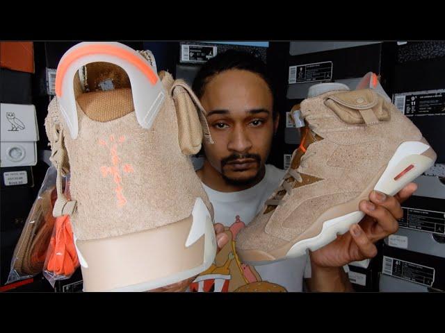 British Khaki Travis Scott Jordan 6s Review. WATCH BEFORE BUYING!